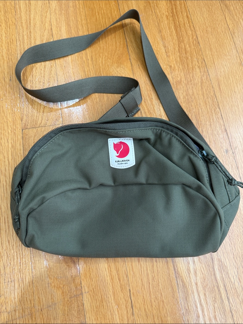Fjallraven Olive Green Waist Hip Crossbody Bag